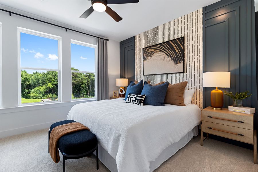 Furnished interior in a model home at Celesta in Decatur (Image 9).