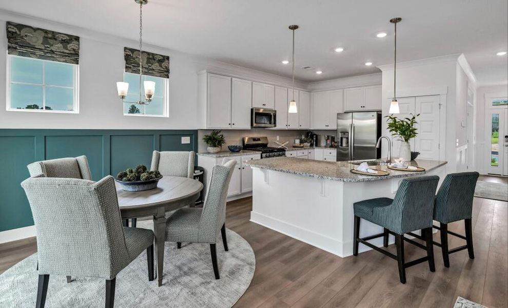 Furnished interior in a model home at Ferry Grove in Lexington (Image 12).
