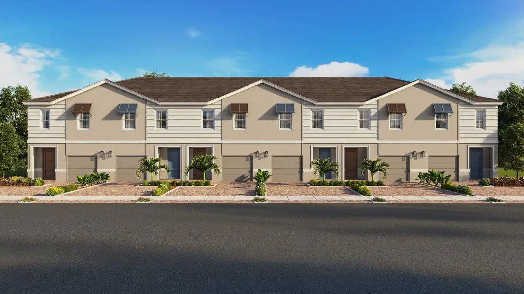 Front exterior of a home in the Blossom Trail community, located in Greenacres, FL (Image 14).