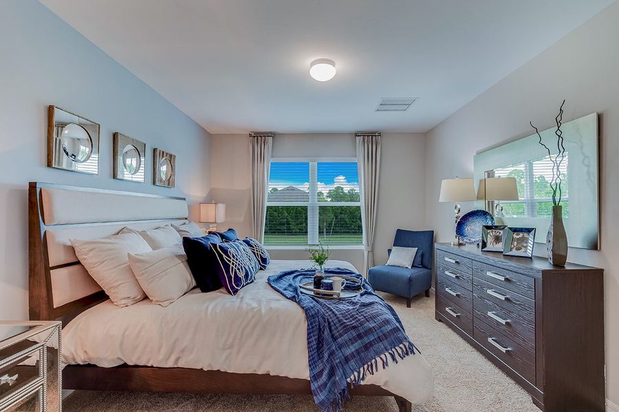 Furnished interior in a model home at San Carlos Spot Lots in Fort Myers (Image 12). Furnished interior in a model home at San Carlos Spot Lots in Fort Myers (Image 12).