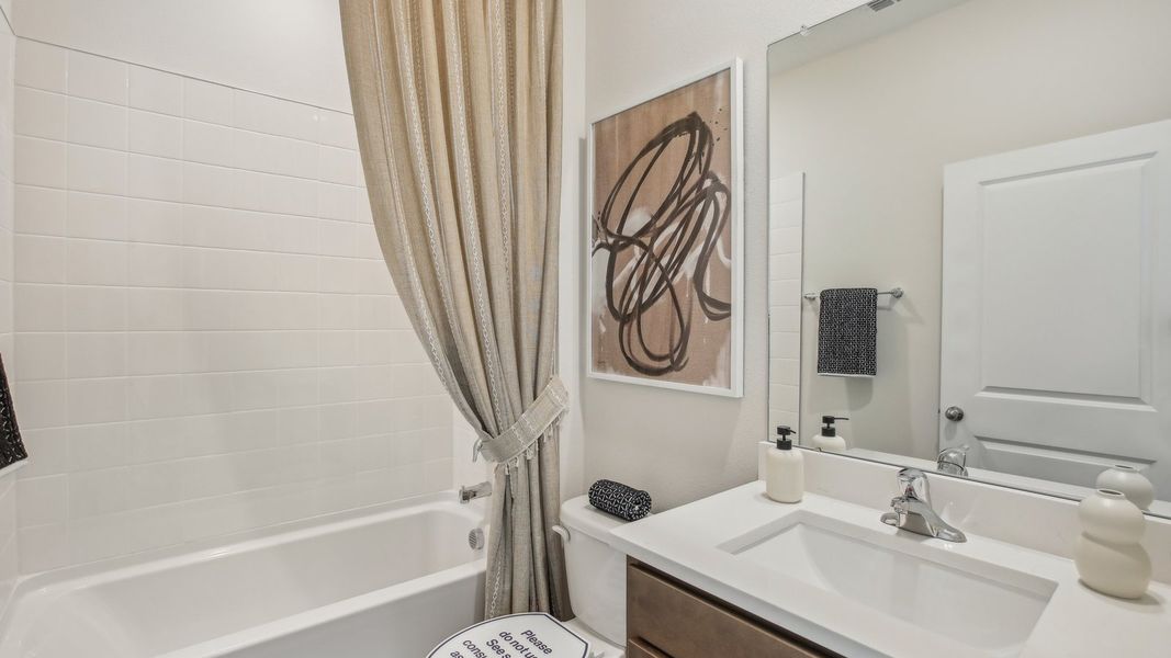 Furnished interior in a model home at Angeline in Land O' Lakes (Image 25). Furnished interior in a model home at Angeline in Land O' Lakes (Image 25).