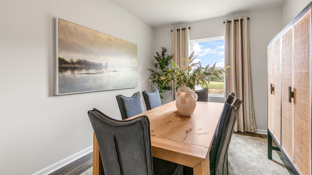 Furnished interior in a model home at Mason Ridge in Spring Lake (Image 18).