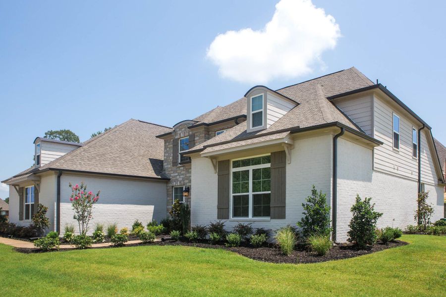 Front exterior of a home in the White Oak community, located in Arlington, TN (Image 3).