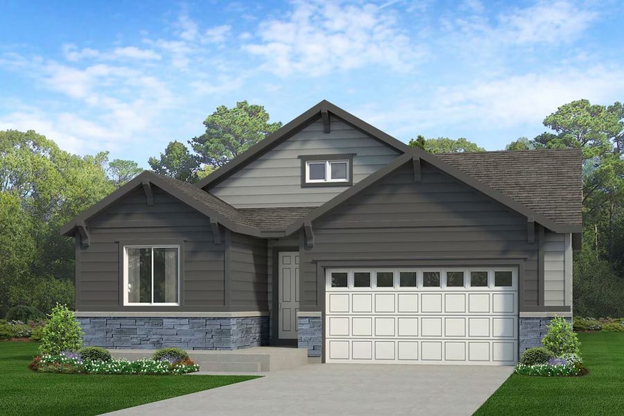 Front exterior of a home in the Cherry Meadows community, located in Brighton, CO (Image 13). Front exterior of a home in the Cherry Meadows community, located in Brighton, CO (Image 13).