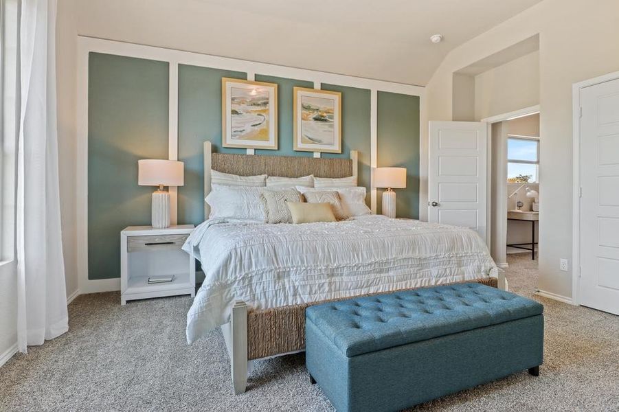 Somerset Trails Model Home Primary Bedroom