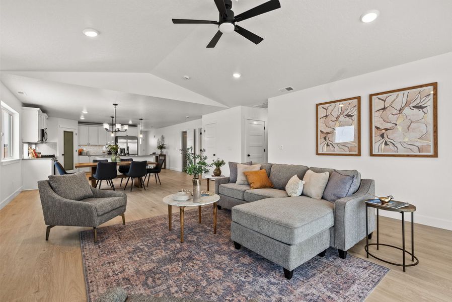 Furnished interior in a model home at Willowbrook in Madras (Image 10).