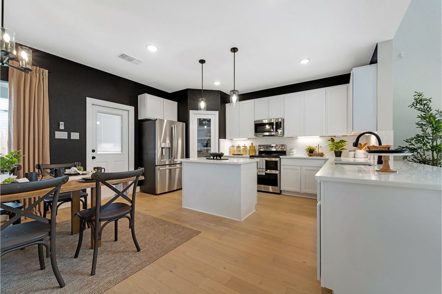 Furnished interior in a model home at Cloud Country in New Braunfels (Image 31). Furnished interior in a model home at Cloud Country in New Braunfels (Image 31).