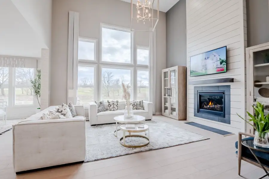 Furnished interior in a model home at Brookshale in Cumming (Image 32).