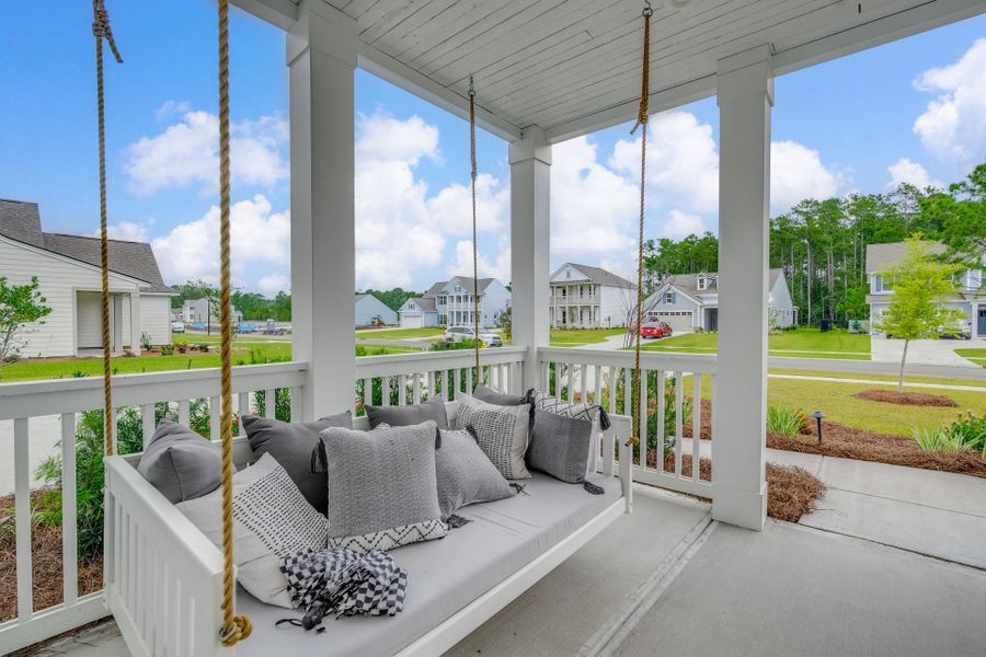 Spacious Front Porch