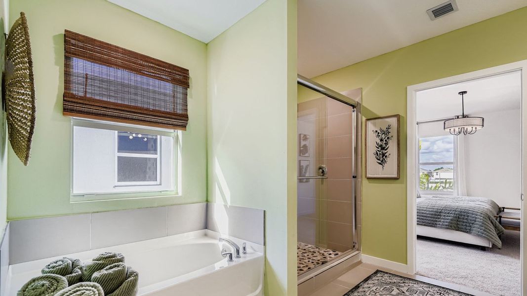 Furnished interior in a model home at Baywood II in Florida City (Image 8).