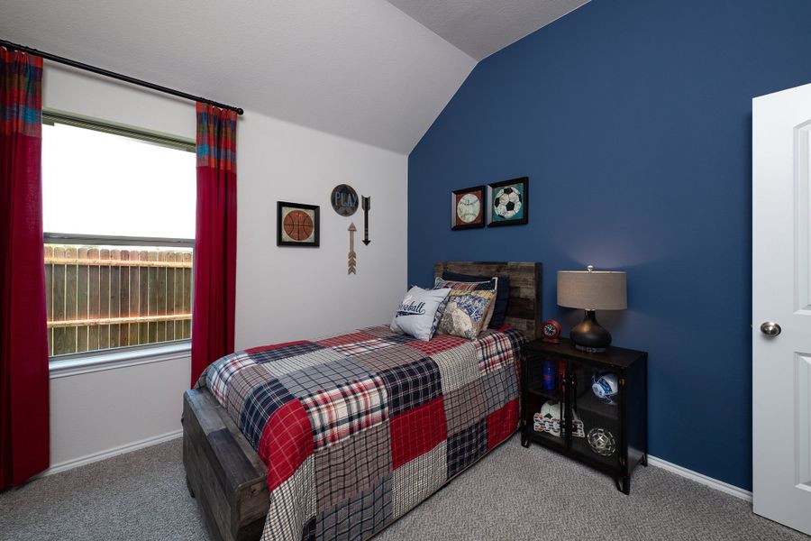 Furnished interior in a model home at Chisholm Hills in Cleburne (Image 36).