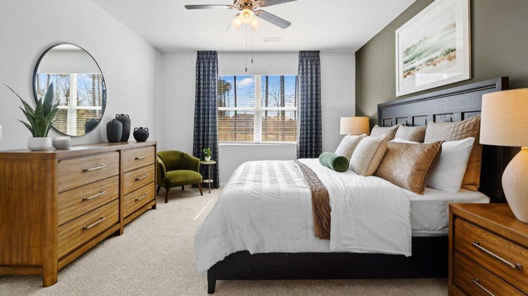 Furnished interior in a model home at Southwind Village in Evans (Image 8). Furnished interior in a model home at Southwind Village in Evans (Image 8).