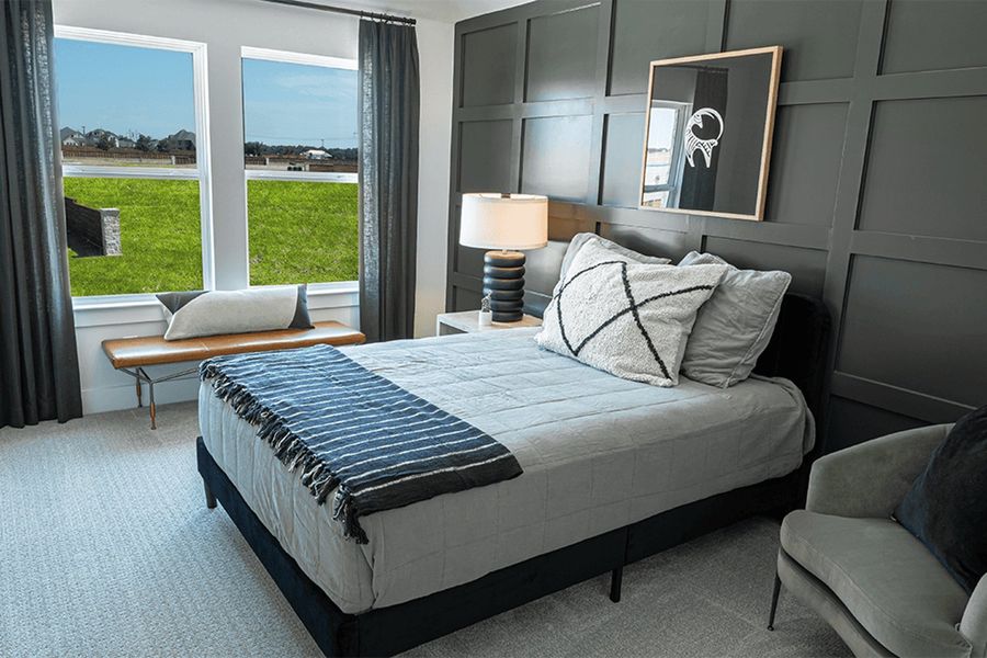 Furnished interior in a model home at Solterra in Mesquite (Image 23).