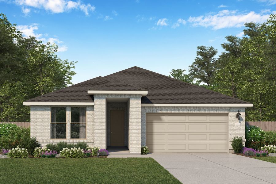 Front exterior of a home in the Raburn Reserve community, located in Tomball, TX (Image 1). Front exterior of a home in the Raburn Reserve community, located in Tomball, TX (Image 1).