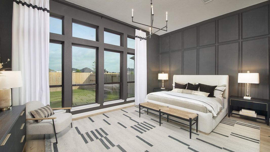 Furnished interior in a model home at Cane Island 60' in Katy (Image 15). Furnished interior in a model home at Cane Island 60' in Katy (Image 15).