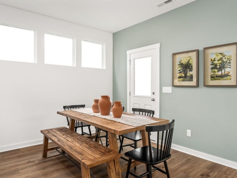 Furnished interior in a model home at Calista Farms in White House (Image 17). Furnished interior in a model home at Calista Farms in White House (Image 17).