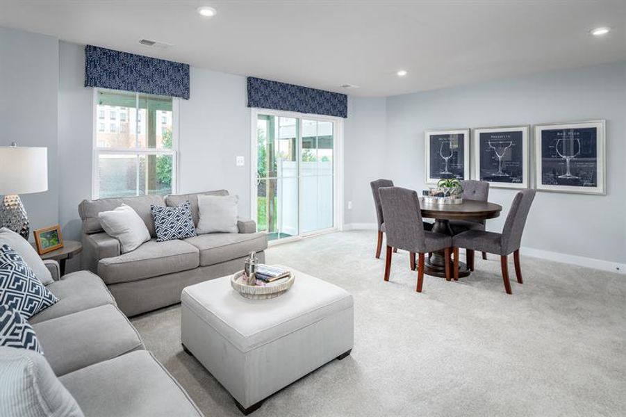 Options for unfinished basements or lower level rec rooms with plenty of room for storage & hobbies.