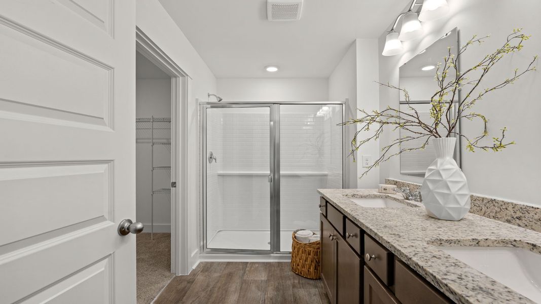 Furnished interior in a model home at The Pines at New Hampstead in Savannah (Image 21).