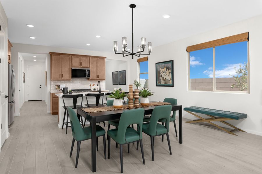 Furnished interior in a model home at Blackhawk in Tucson (Image 14).
