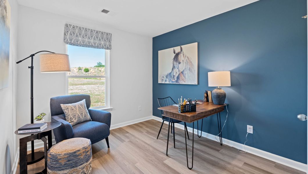 Furnished interior in a model home at Stone Creek in Clinton (Image 6). Furnished interior in a model home at Stone Creek in Clinton (Image 6).