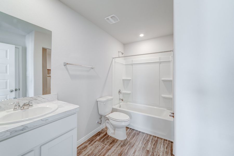 Furnished interior in a model home at Courtland Place in Cleburne (Image 15).