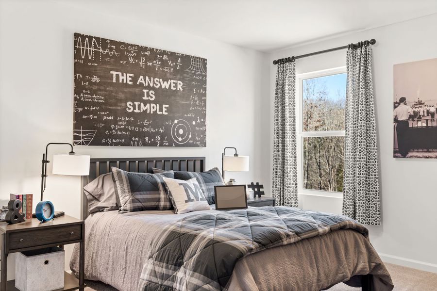 Furnished interior in a model home at Haven at Rocky River in Concord (Image 25).