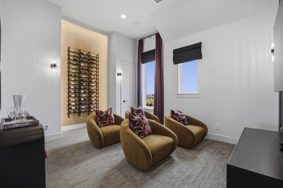 Furnished interior in a model home at Ridge Pointe Estates in McLendon-Chisholm (Image 18).