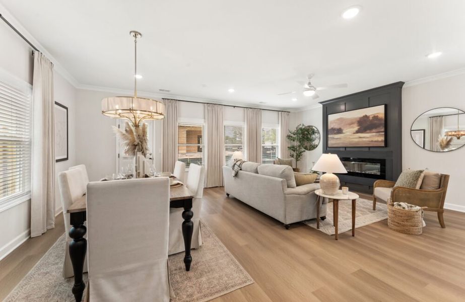 Furnished interior in a model home at Winsome Park in Woodstock (Image 4).