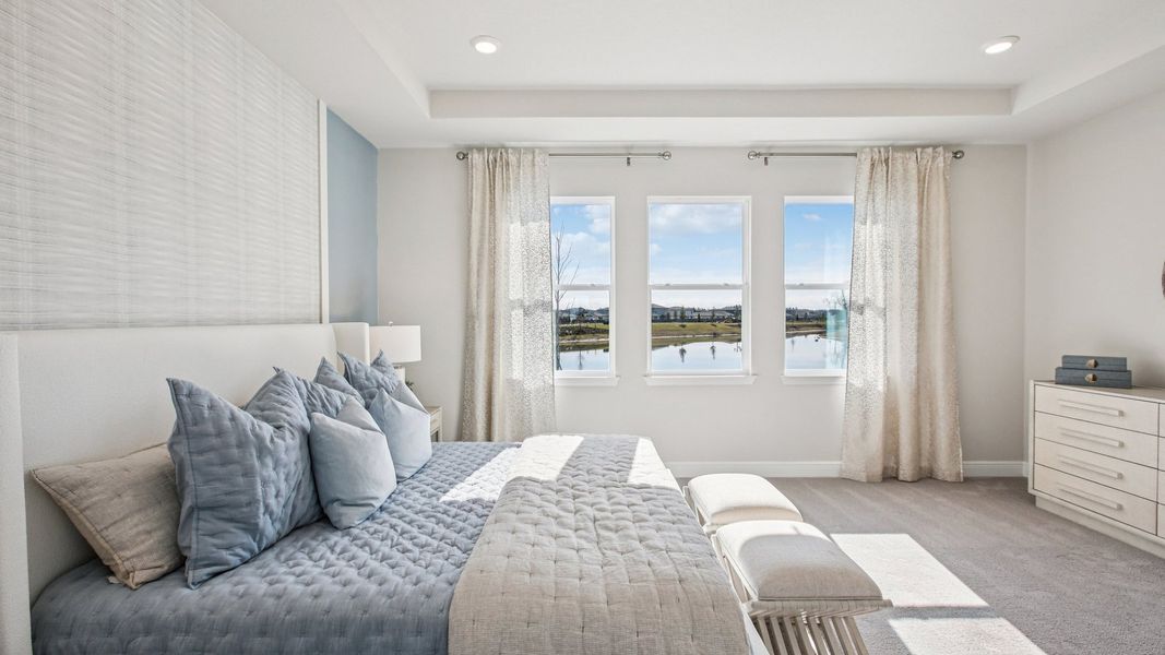 Furnished interior in a model home at Farm at Varrea in Plant City (Image 70).
