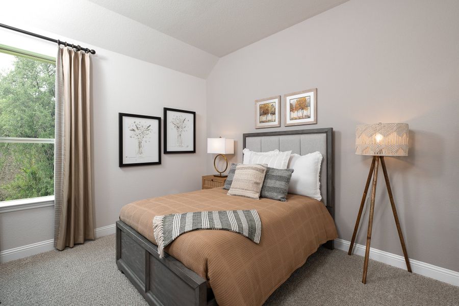 Furnished interior in a model home at Abe's Landing in Granbury (Image 21).