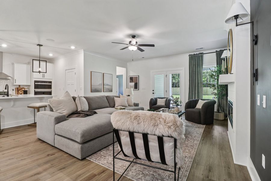 Furnished interior in a model home at Raglins Creek in Lugoff (Image 4).