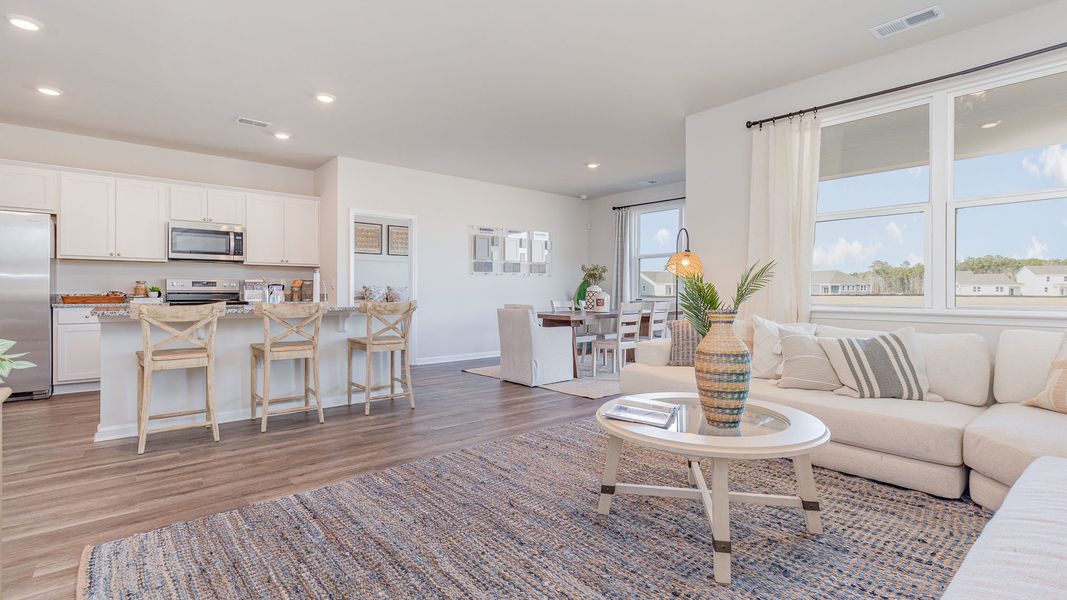 Furnished interior in a model home at Brunswick Plantation in Ash (Image 9). Furnished interior in a model home at Brunswick Plantation in Ash (Image 9).