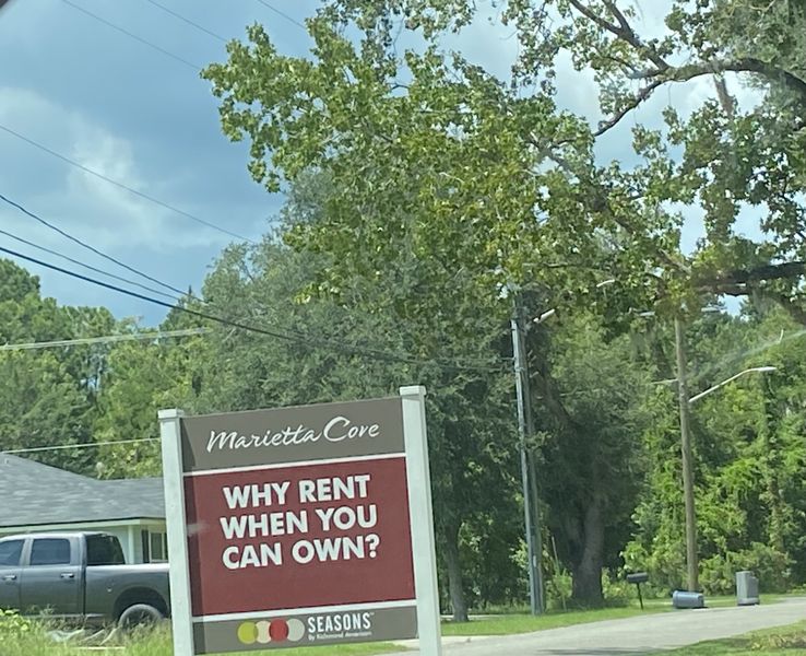 Nestled among lush greenery, discover Seasons at Marietta Cove by Richmond American Homes in Jacksonville, FL.