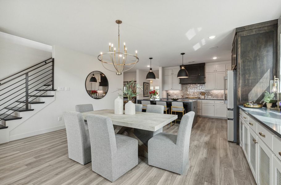 Furnished interior in a model home at Windsong Ranch in Prosper (Image 37).