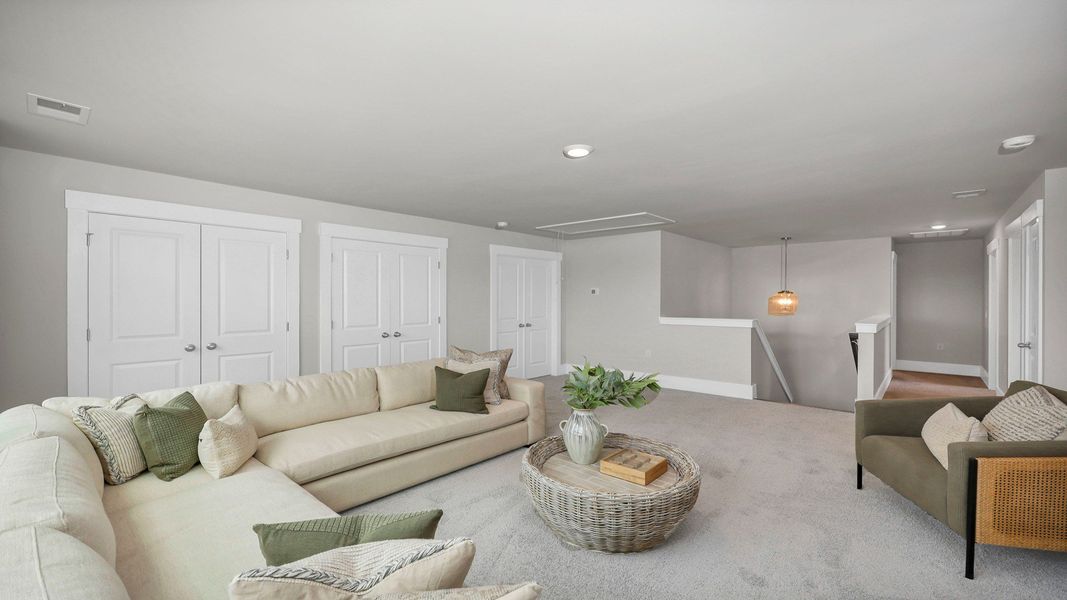 Furnished interior in a model home at Livingston Woods in Irmo (Image 35). Furnished interior in a model home at Livingston Woods in Irmo (Image 35).