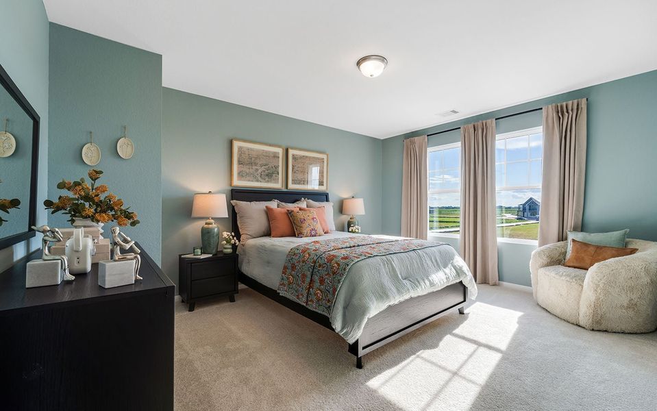 Furnished interior in a model home at Austin Point in Richmond (Image 19). Furnished interior in a model home at Austin Point in Richmond (Image 19).