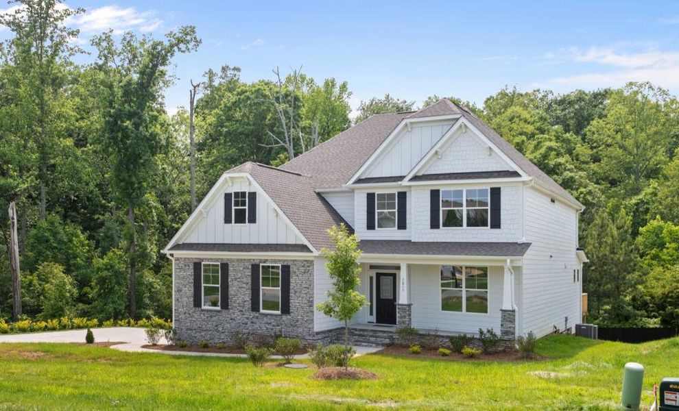 Front exterior of a home in the Carraway community, located in Greensboro, NC (Image 8).