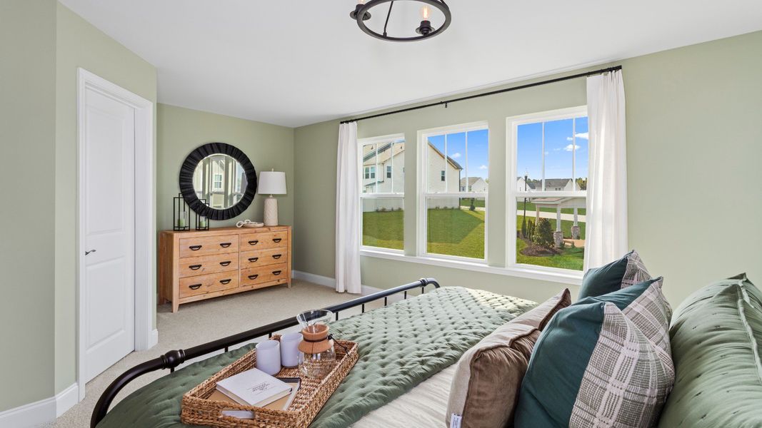 Furnished interior in a model home at Essex Townes in Franklinton (Image 12). Furnished interior in a model home at Essex Townes in Franklinton (Image 12).