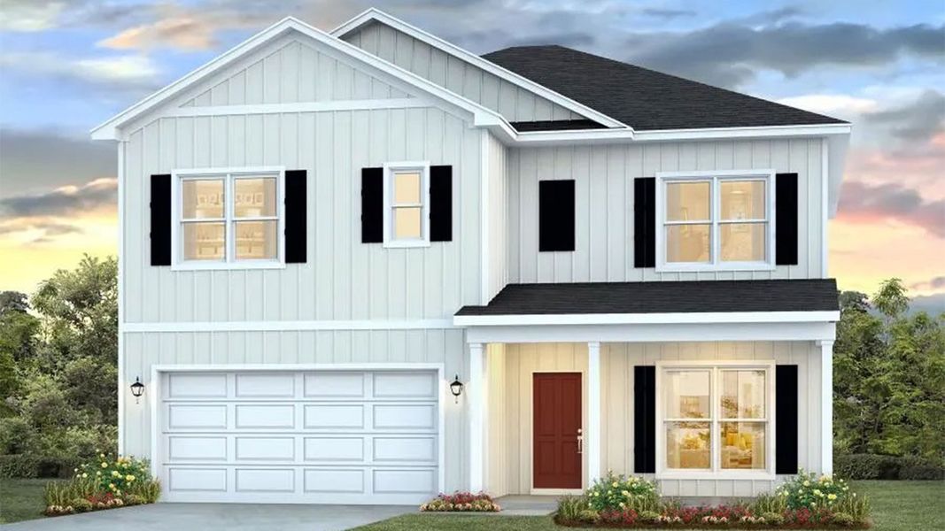Front exterior of a home in the Nellie Preserve community, located in Santa Rosa Beach, FL (Image 11).