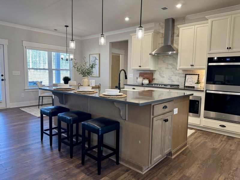 Furnished interior in a model home at Springside Reserve in Powder Springs (Image 54).