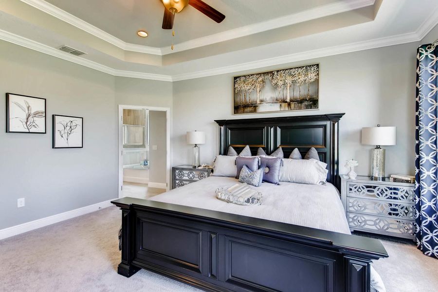 Furnished interior in a model home at Waterleigh in Winter Garden (Image 9).