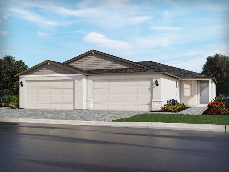 Elevation C for the Sawyer and Everett floorplans