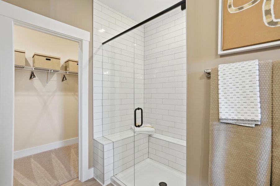 Furnished interior in a model home at Blythe Mill Townhomes in Waxhaw (Image 25). Furnished interior in a model home at Blythe Mill Townhomes in Waxhaw (Image 25).