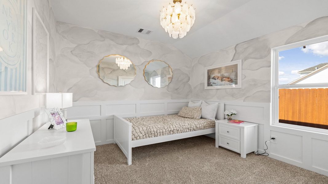 Furnished interior in a model home at Sunterra Lakes in Brookshire (Image 21).