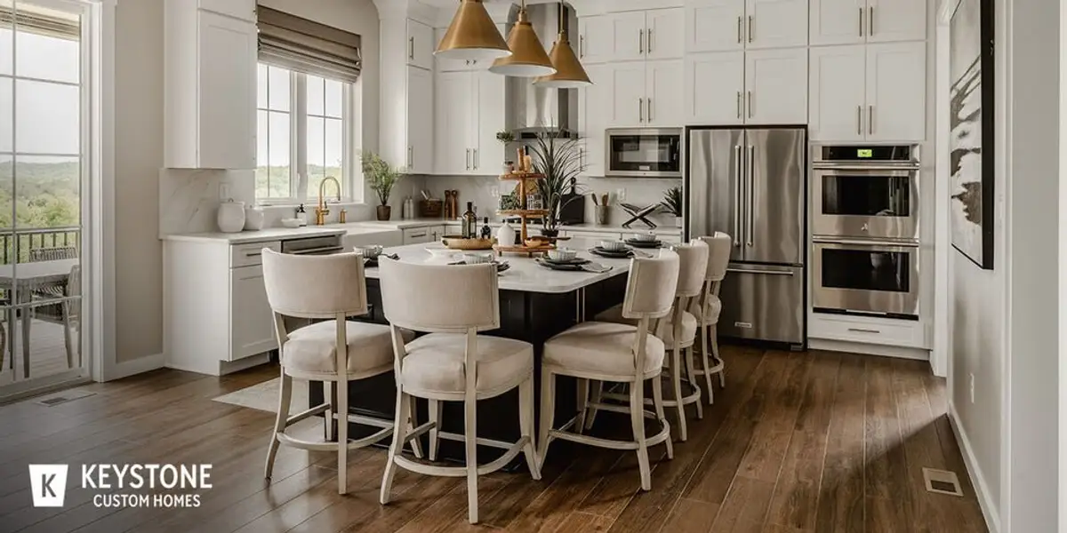 Furnished interior in a model home at The Gables at Handsmill Waterfront in York (Image 6).