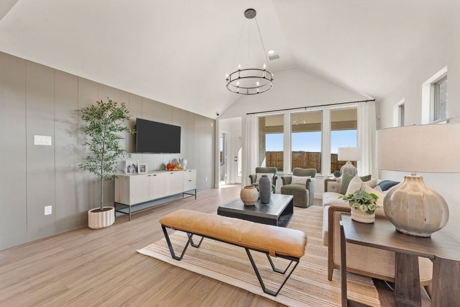 Furnished interior in a model home at Clearview Ranch in Royse City (Image 10). Furnished interior in a model home at Clearview Ranch in Royse City (Image 10).