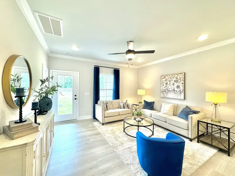 Furnished interior in a model home at Autumn Trail in Bolivia (Image 5). Furnished interior in a model home at Autumn Trail in Bolivia (Image 5).