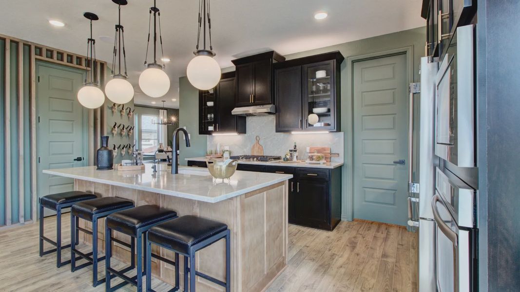 Furnished interior in a model home at Stream Waters in Seguin (Image 20). Furnished interior in a model home at Stream Waters in Seguin (Image 20).