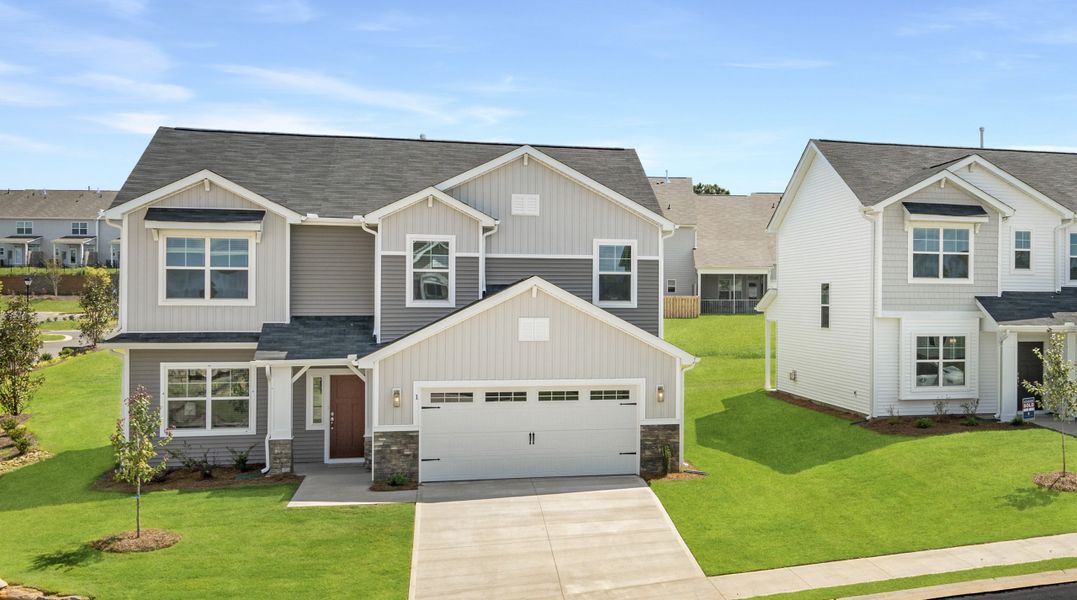 Front exterior of a home in the Holly Ridge community, located in Greenville, SC (Image 14).