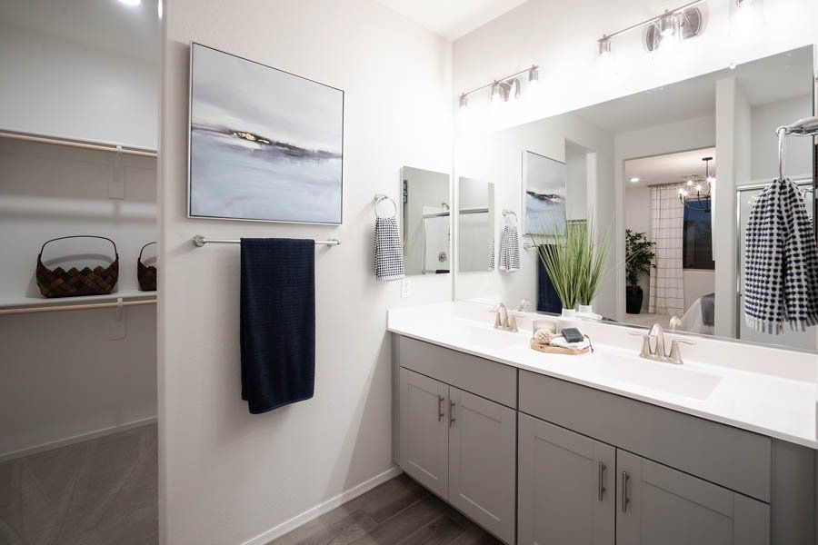 Furnished interior in a model home at Beacon Hill at Marley Park in Surprise (Image 28).